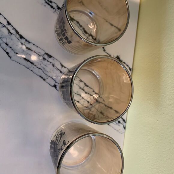 Veranda Set of Gold Glass Candle Holders NWT - Picture 11 of 11